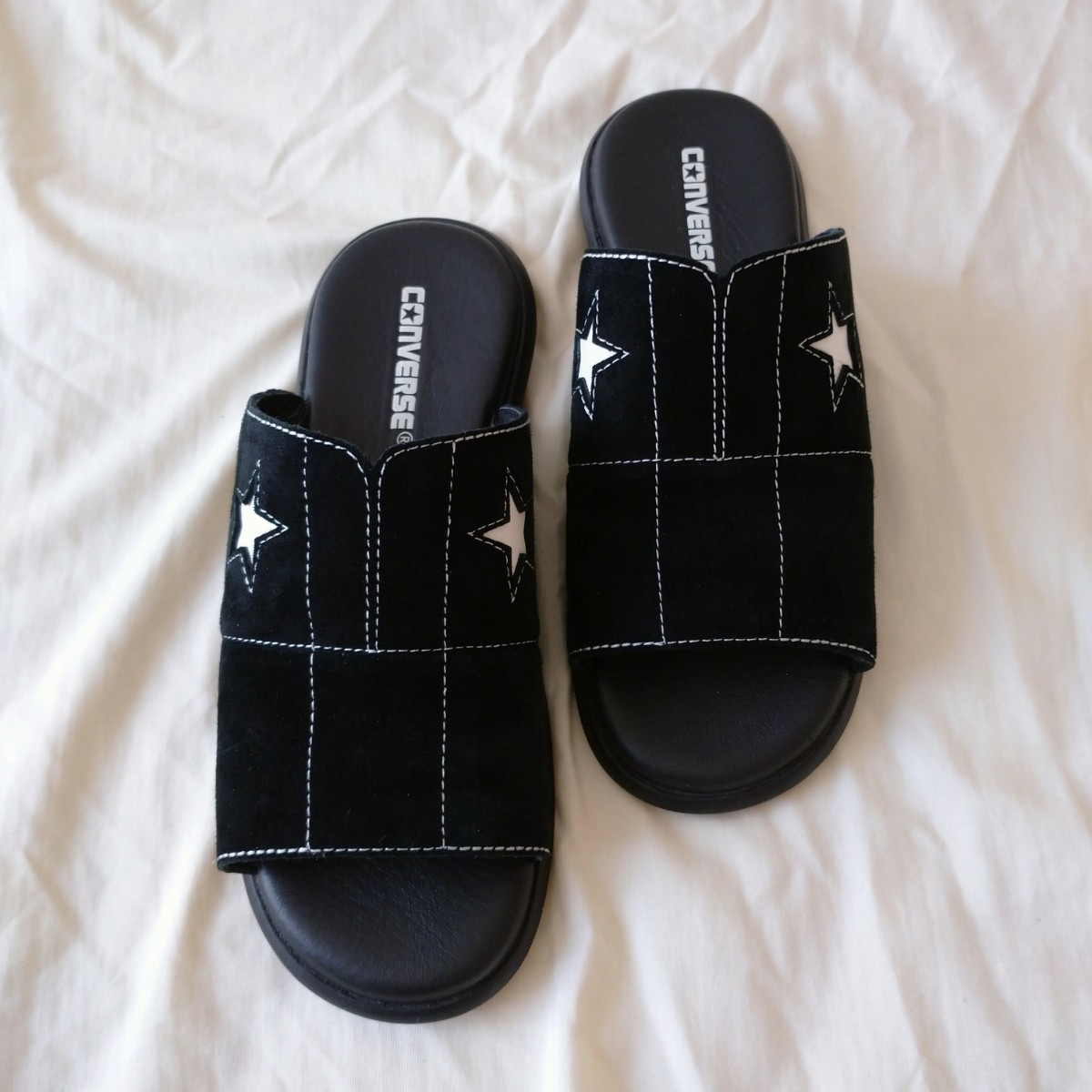 限定★CONVERSE ADDICT ONESTAR SANDAL★コンバース ワンスター アディクト ビブラムソール スエード サンダル ミュール ブラック 黒_画像2