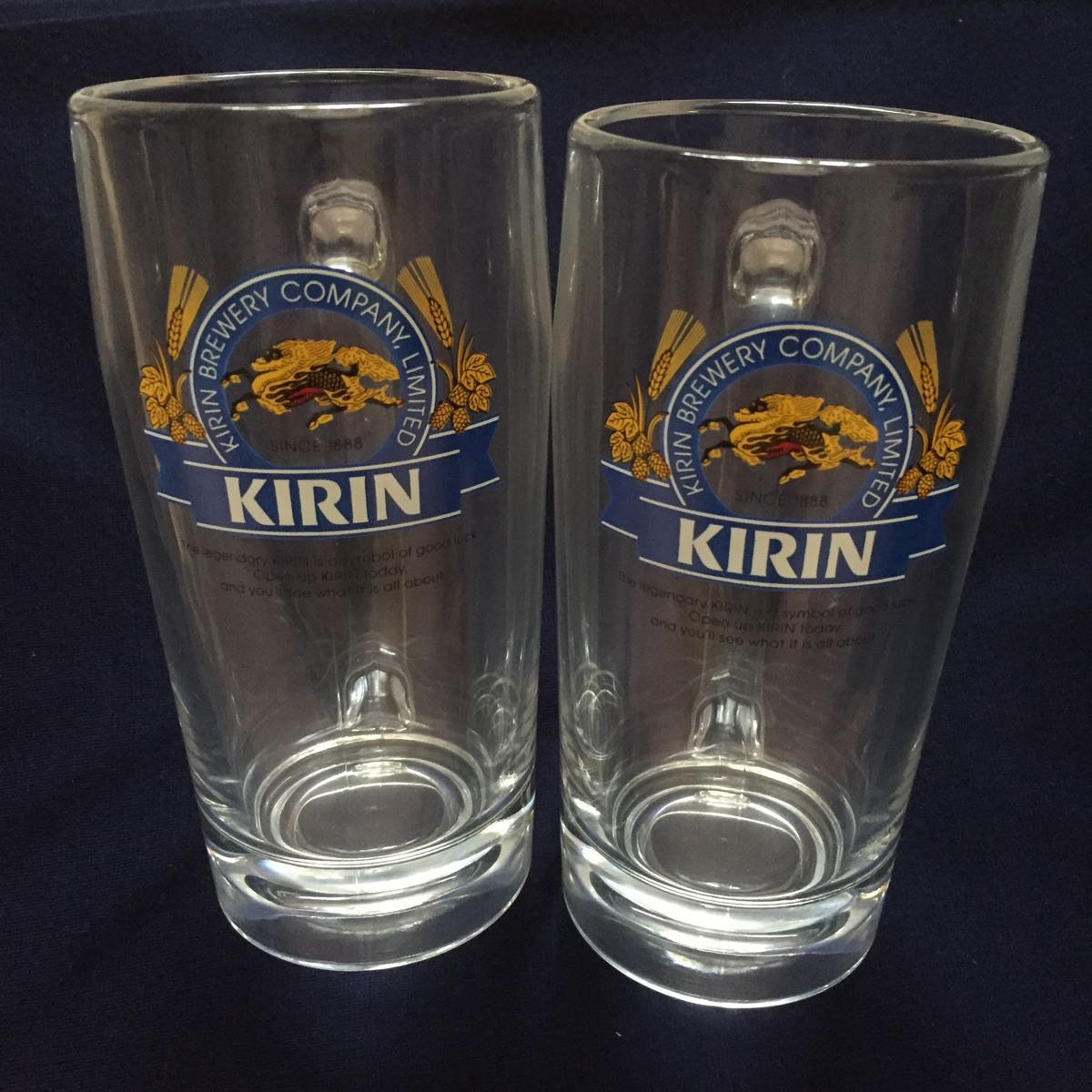 レア非売品 KIRIN キリンビール ジョッキ2個セット ノベルティ 企業物_画像1