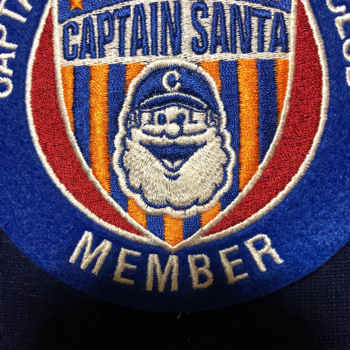  ultra rare rare goods Captain Santa sport glove CAPTAIN SANTA SPORTS CLUB badge blue 