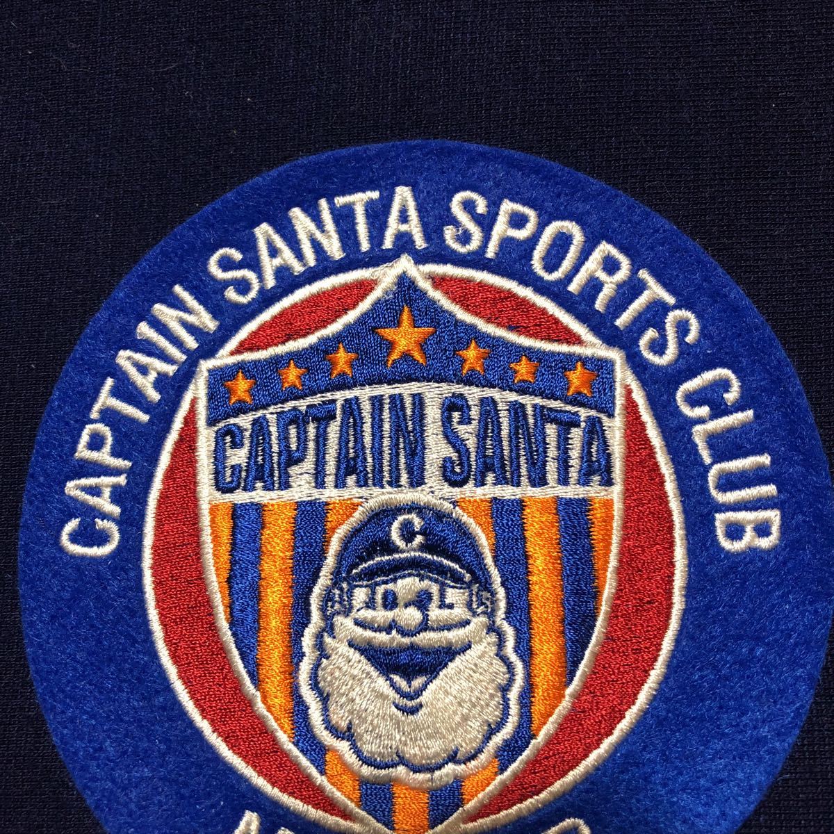  ultra rare rare goods Captain Santa sport glove CAPTAIN SANTA SPORTS CLUB badge blue 