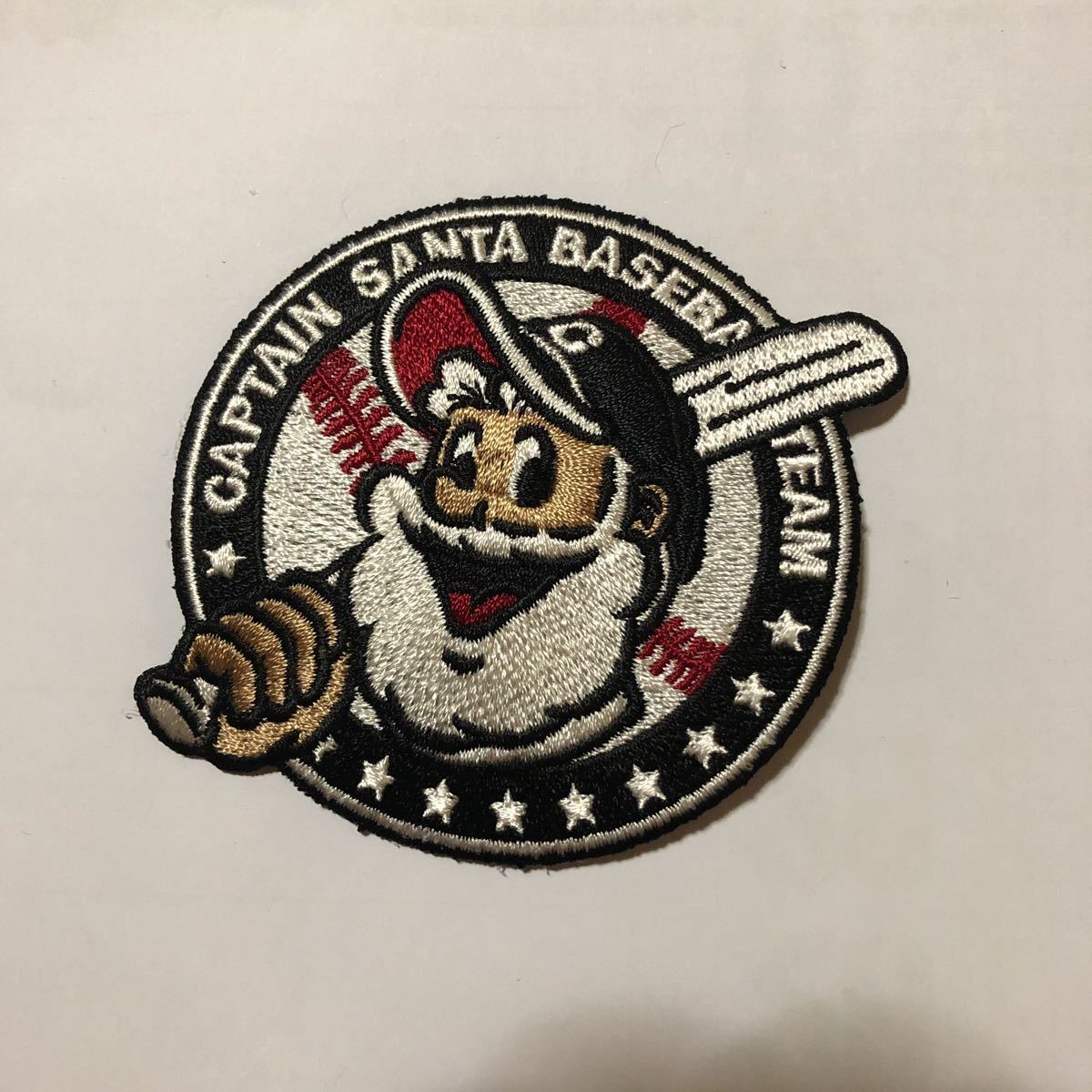 激レア希少品　キャプテンサンタ　CAPTAIN SANTA BASEBALL TEAM ワッペン_画像1