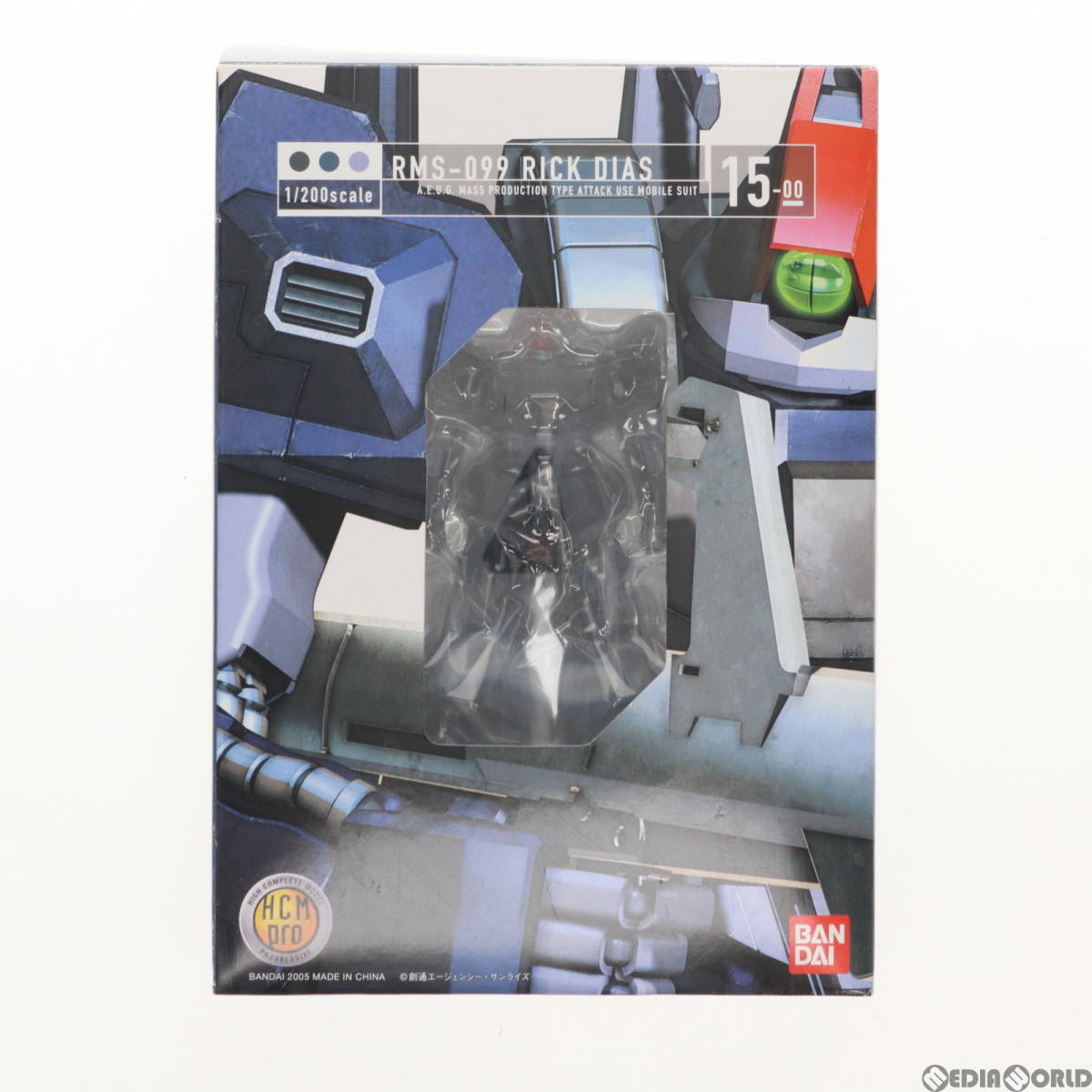 【中古】[FIG]HCM-Pro 15-00 RMS-099 リック・ディアス(ブラックカラー) 機動戦士Zガンダム -星を継ぐ者- 1/200 完成品 可動フィギュア バ_画像2