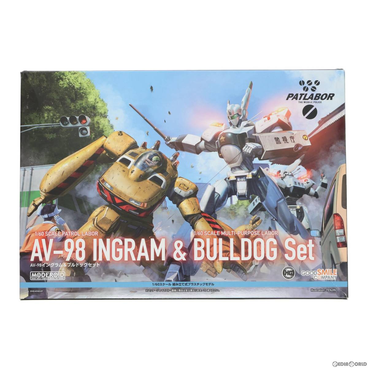 【中古】[PTM]MODEROID(モデロイド) 1/60 AV-98イングラム&ブルドッグセット 機動警察パトレイバー プラモデル グッドスマイルカンパニー(6_画像1