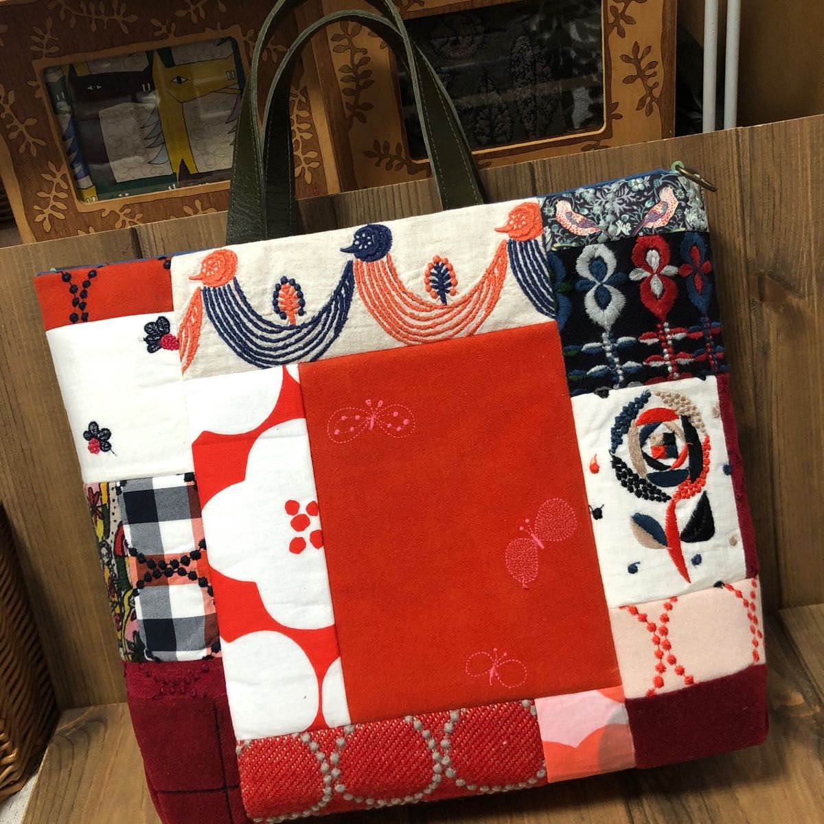 専用です ハンドメイド ミナペルホネン トートバック レアハギレあり