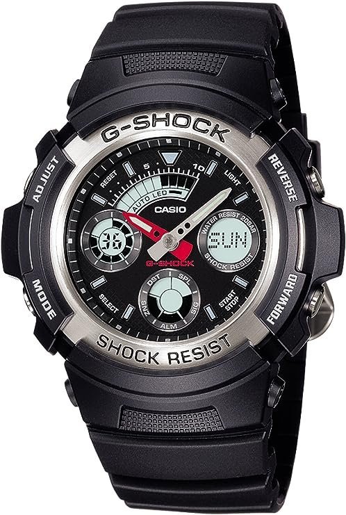 アナログ-デジタル！！CASIO/カシオ G-SHOCK/ジーショック 590シリーズ クォーツ式 メンズ 腕時計 AW-590-1AJF