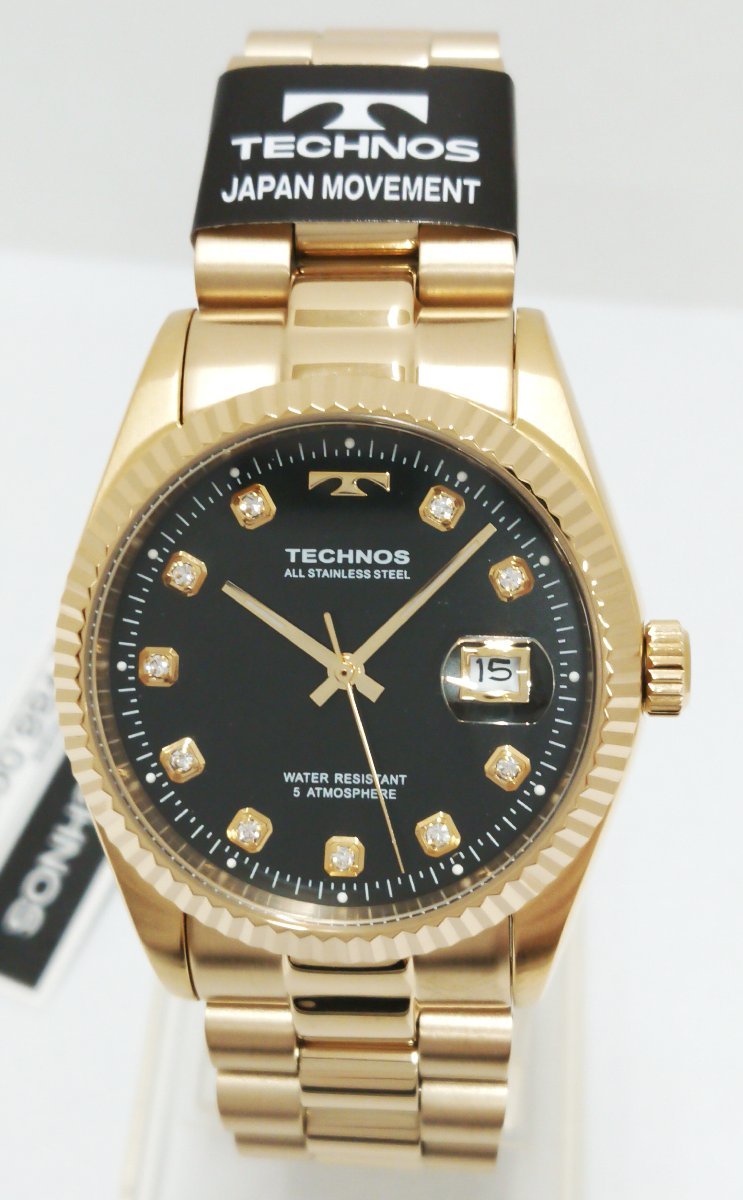 安価 新品未使用品!!TECHNOS/テクノス MOVEMENT JAPAN T9604GB オール