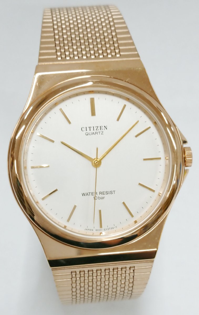 シンプル★稼働品!! CITIZEN/シチズン クォーツ式 T4-G02638 ウォッチ メンズ 紳士用 USED品 6031-G13734-Y＊_画像3