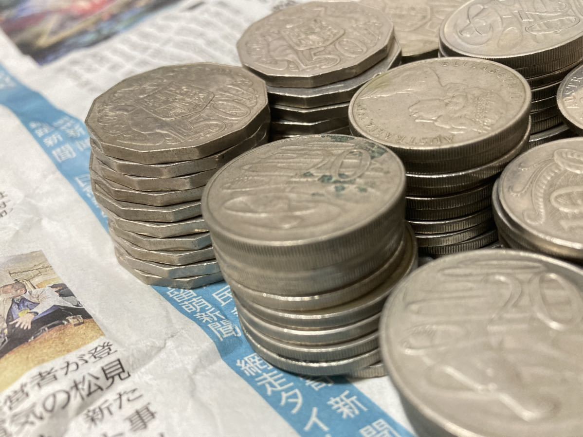 海外硬貨　オーストラリア　コイン　20セント　外貨　古銭