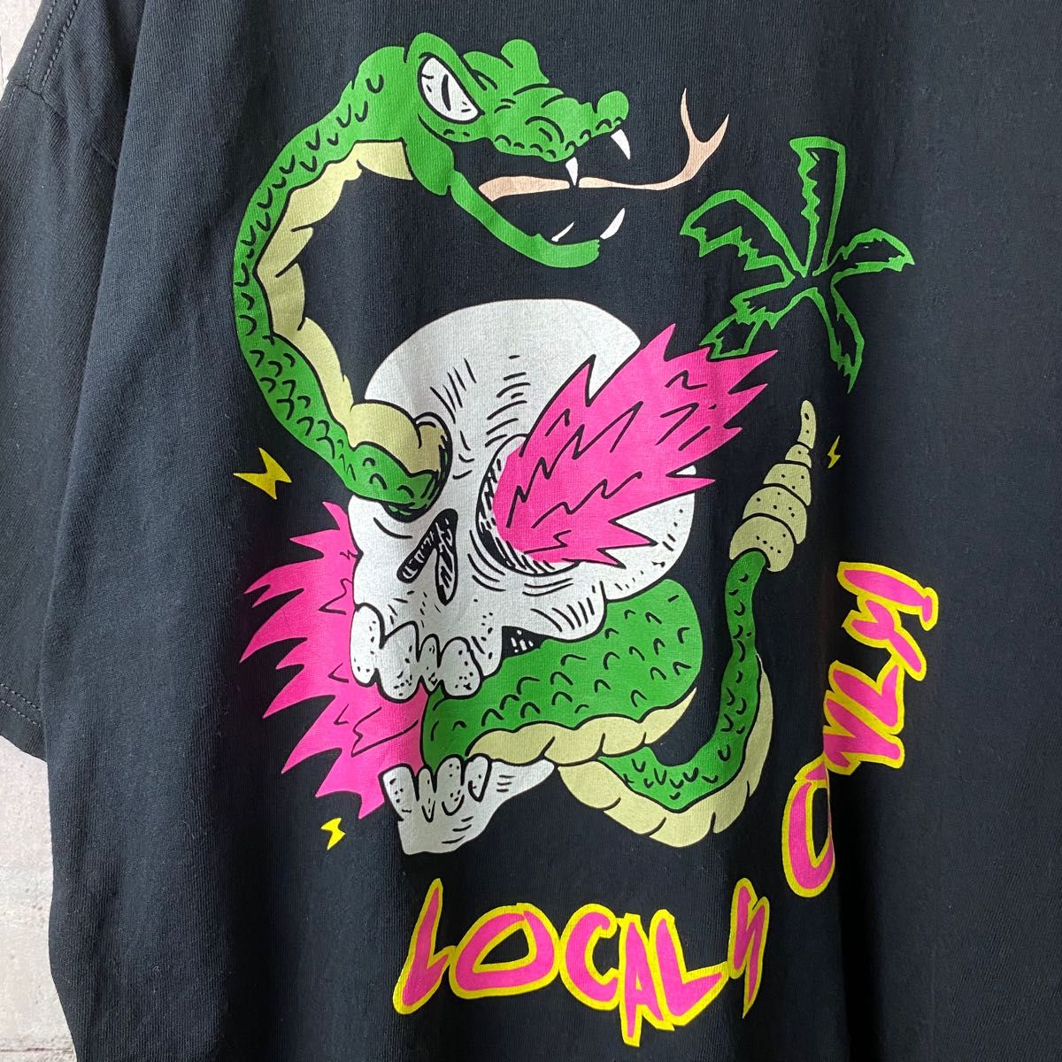 us古着　90s 半袖Tシャツ　カットソー　古着　Lサイズ　メンズ　ゆるダボ　オーバーサイズ　ビッグサイズ　ビッグシルエット