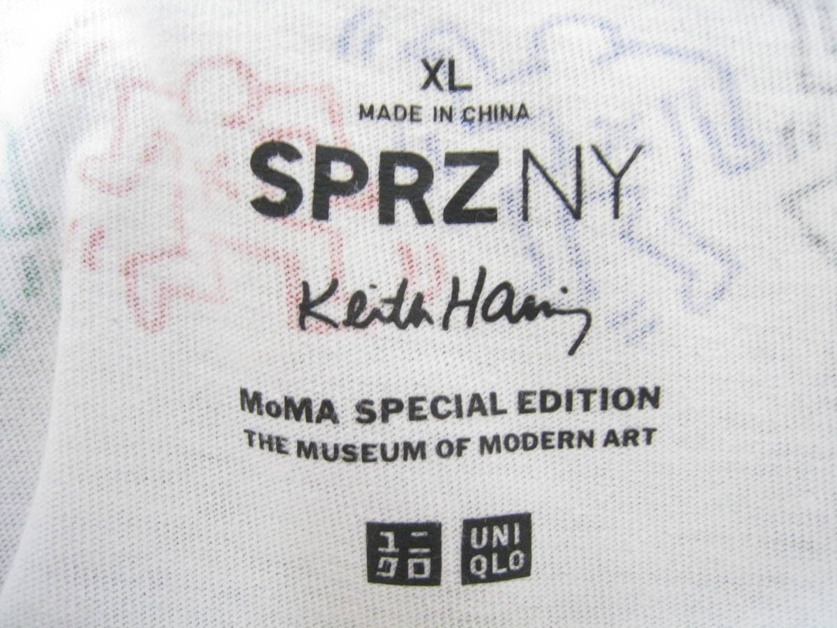 UNIQLO×Keith Haring# Uniqlo × Keith . кольцо принт короткий рукав футболка мужской размер M
