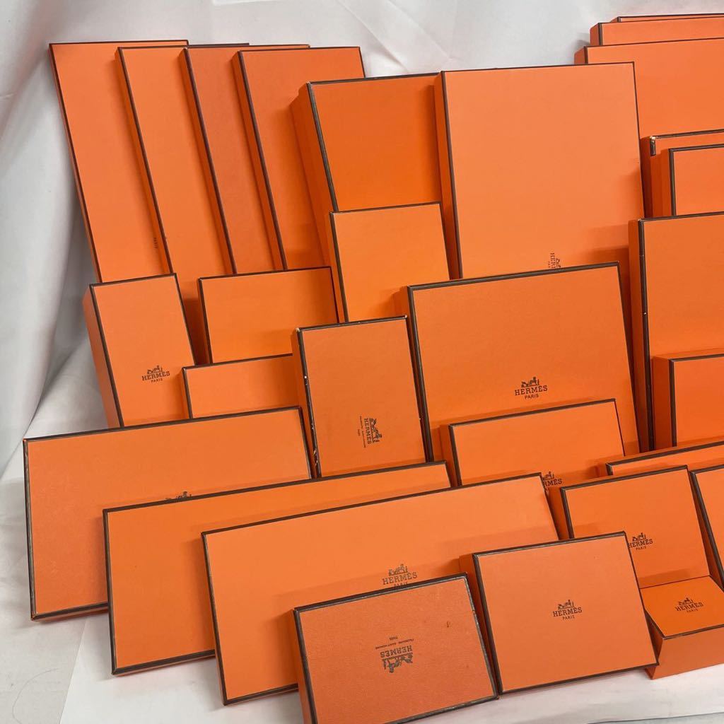 美品　エルメス 箱　37個セット　おまとめ　空き箱 空箱 BOX HERMES オレンジボックス_画像2