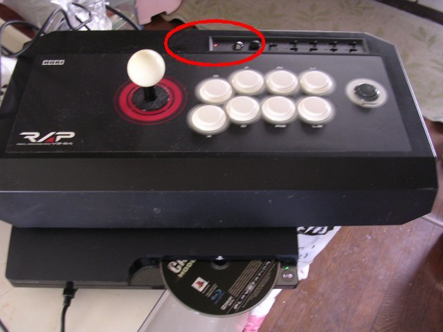 #V3-SA HORI RAP Real Arcade Pro красный PS3. подтверждение рабочего состояния товар JUNK обращение 