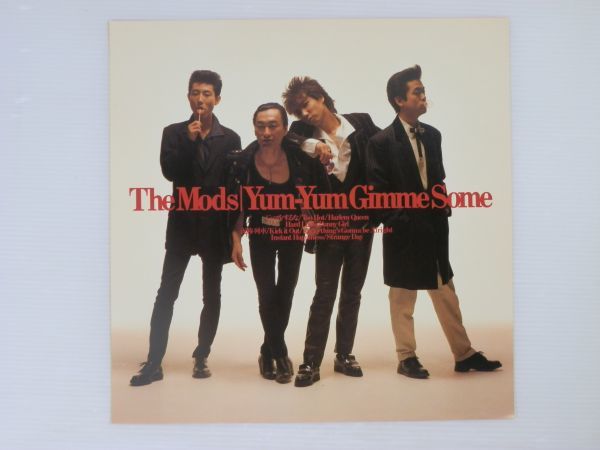 貴重【LP/レコード/歌詞カード付/初期シュリンク付】THE MODS / モッズ　Yum-Yum Gimme Some/ヤム・ヤム・ギミー・サム_画像3