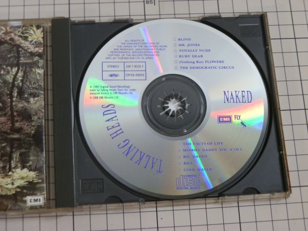 【CD｜セル版｜盤面良好】国内盤　トーキング・ヘッズ Talking Heads『ネイキッド Naked』CP32-5603_画像5