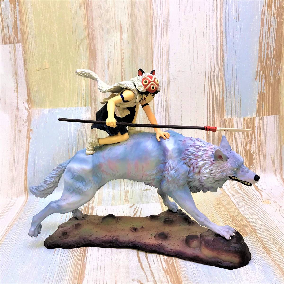  rare * Princess Mononoke Princess Mononoke dog god & sun ko Minica memorial collection figure * Studio Ghibli two horse power Miyazaki . translation have goods 