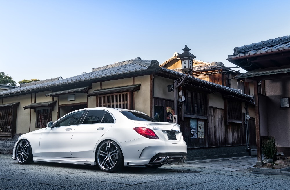 【M's】W205 Cクラス (2018/7-) M'z SPEED Prussian Blue トランクスポイラー FRP エムズスピード ベンツ BENZ エアロ セダン 6711-5111_画像8