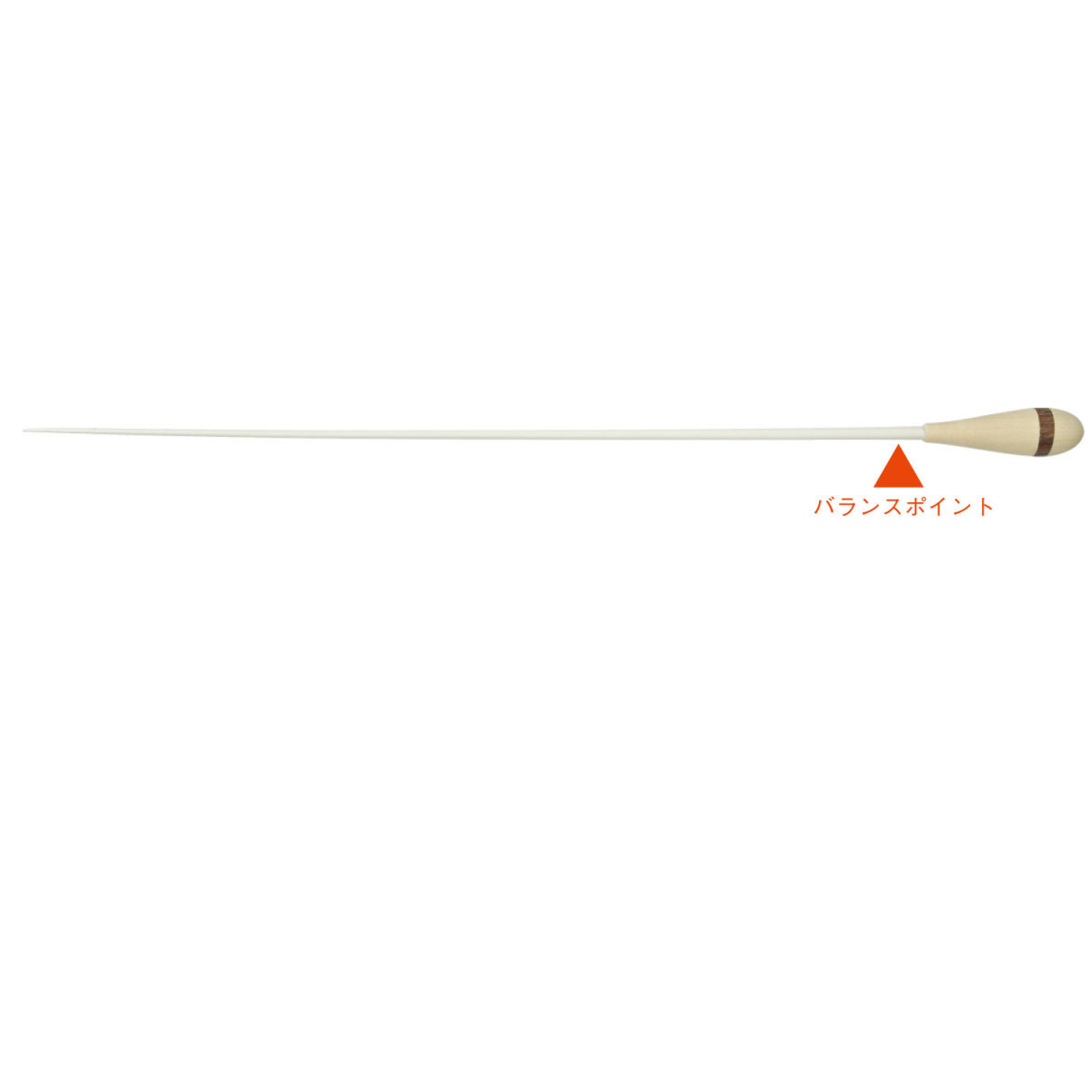 ROHEMA PERCUSSION 61524 指揮棒 タクト MOZART I CARBON ホワイトカーボン軸_画像2