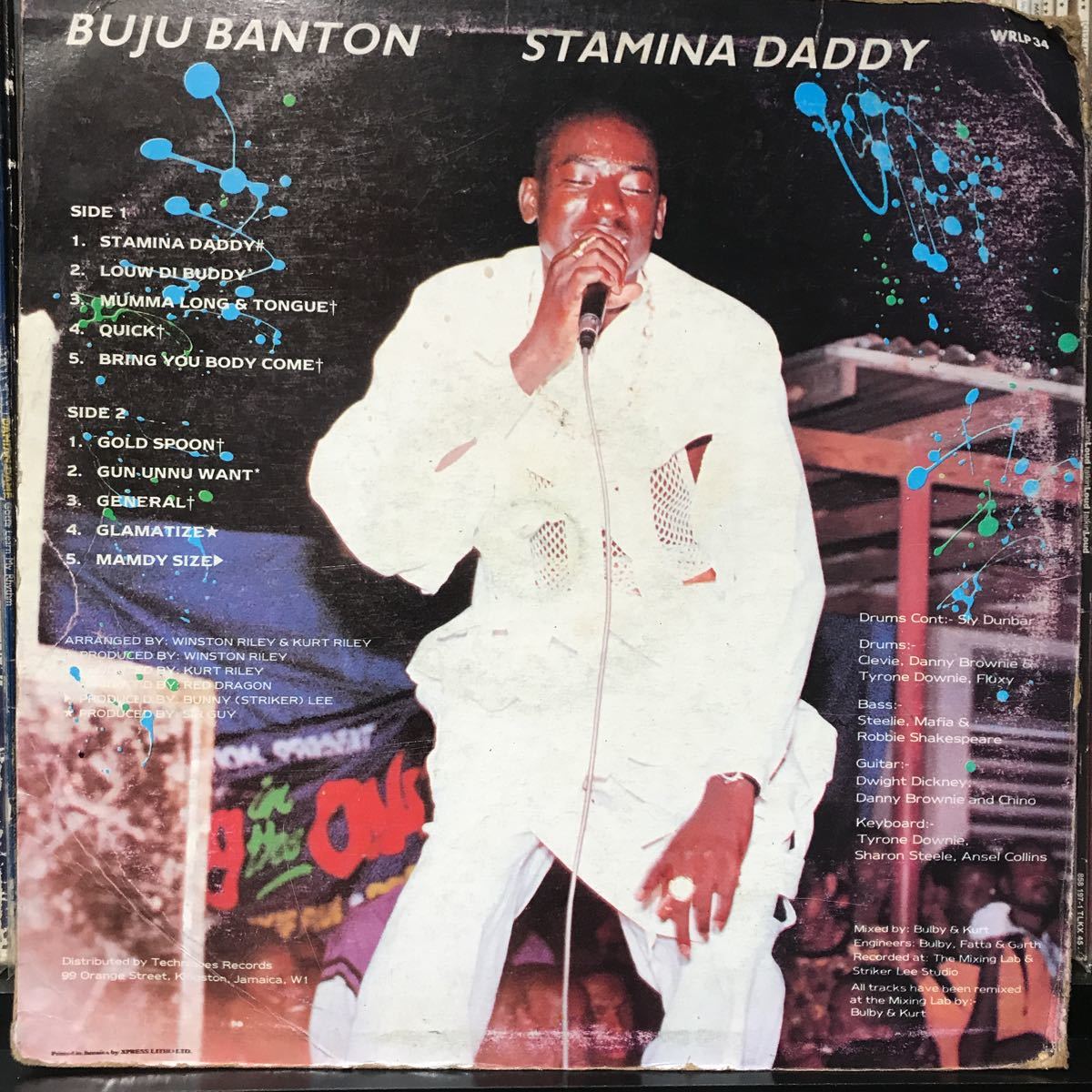 Buju Banton / Stamina Daddy Jamaica盤LP_画像2