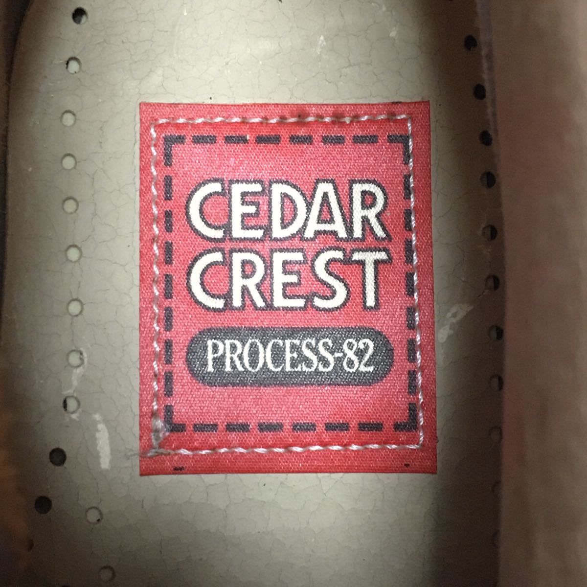 CEDAR CRESTセダークレスト☆サイドジップブーツ25、5☆レザーウエスタンブーツ本革茶系ブラウン本皮ヒールブーツメンズシューズショート_画像9