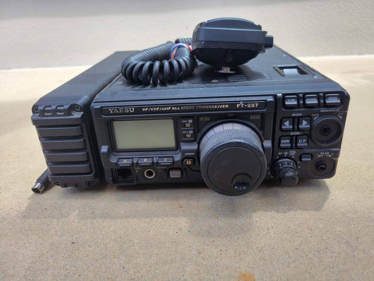 YAESU 八重洲 ヤエス 無線機 ☆FT-897 トランシーバー☆FC-30 アンテナ