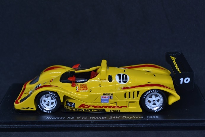 SPARK 1/43 Kremer K8 #10 winner 24H Daytona 1995 スパーク クレマー デイトナ Porsche ポルシェ 優勝車_画像2