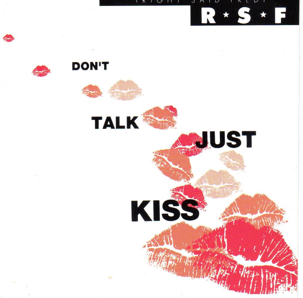 マキシ★RIGHT SAID FRED（ライト・セッド・フレッド）★DON'T TALK JUST KISS／I'm Too Sexy (Catwalk Mix) _画像1