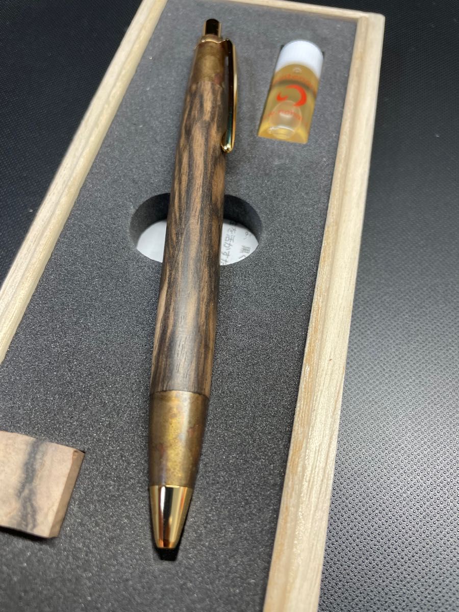 野原工芸 特上黒柿 旧型シャープペンシル固定式口金 - 筆記具