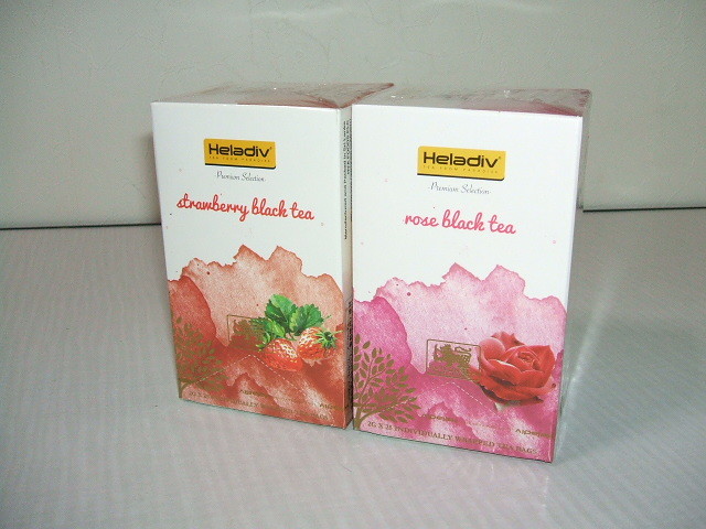  limitation price cut! popular * profit 2 box =Heladiv=new* rose & strawberry ti*2 box set = Sri Lanka production = unopened new goods 