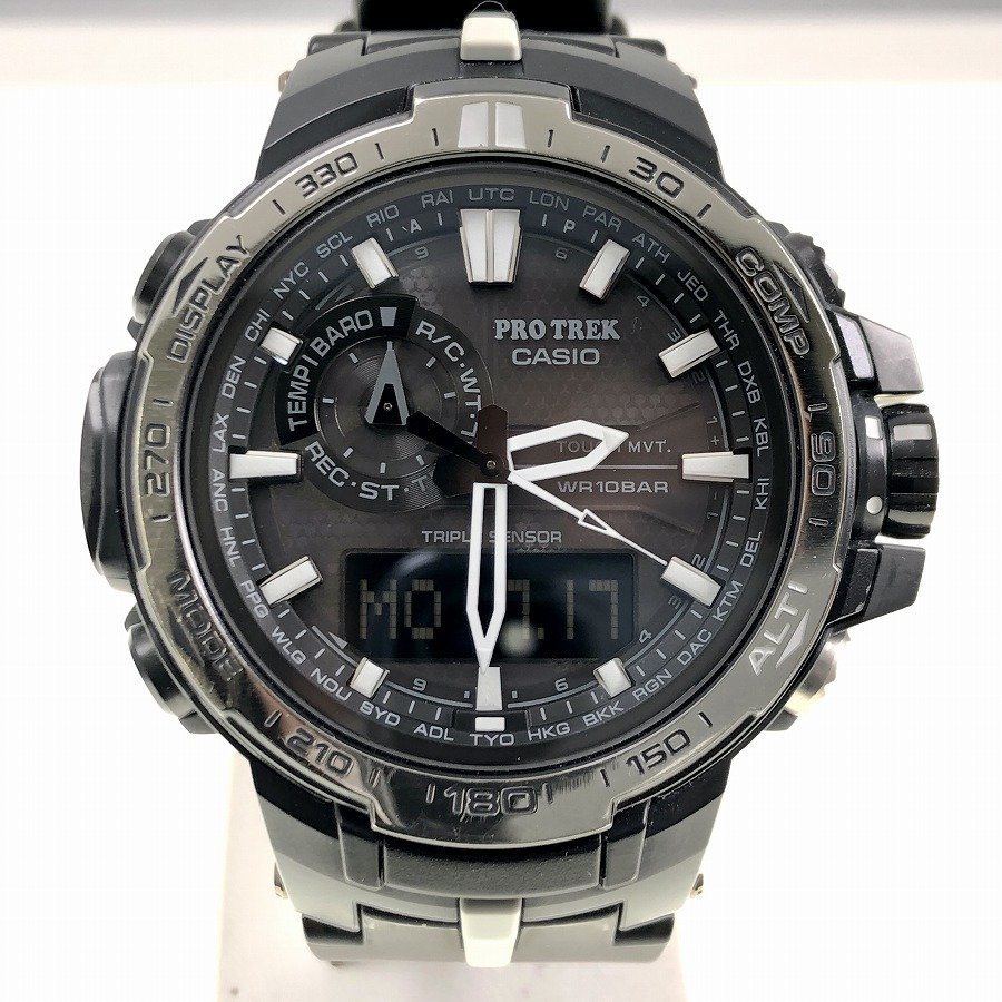 CASIO カシオ PRO TREK プロトレック PRW-6014H ソーラー 電波 可動[224484_画像1