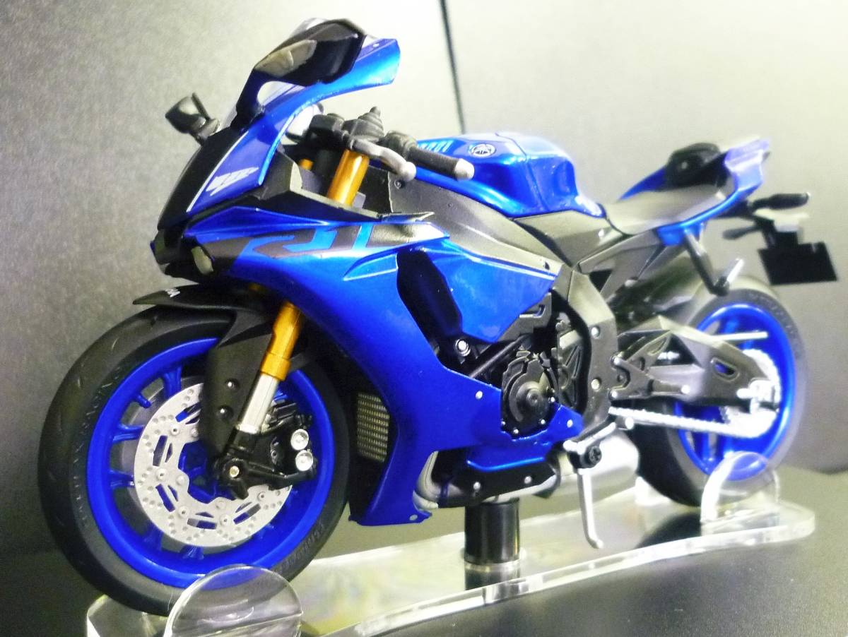 1/18　 YAMAHA YZF-R1 ヤマハ　YZF R1 ブルー　 CMモデル_画像5