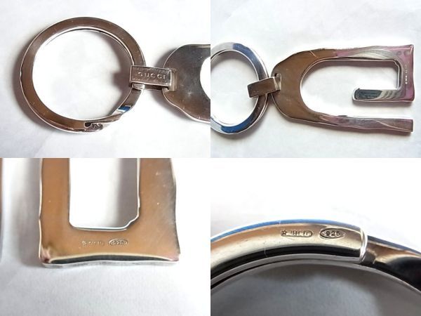  Gucci GUCCI кольцо для ключей цепочка для ключей брелок для ключа SV серебряный 925