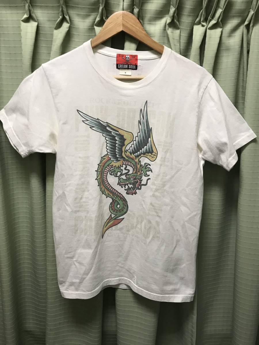 クリームソーダ　Ｔシャツ　ロカビリー ドラゴン Ｚ３６５_画像1