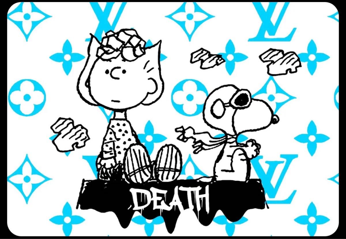 世界100枚限定 deathNYC スヌーピー&ルイヴィトンオマージュ 世界100枚限定 deathNYC スヌーピー&ルイヴィトンオマージュ