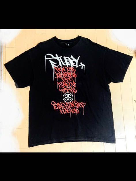 STUSSY 半袖Tシャツ 文字 グラフィックアート XL|Yahoo!フリマ STUSSY 半袖Tシャツ 文字 グラフィックアート XL|Yahoo!フリマ
