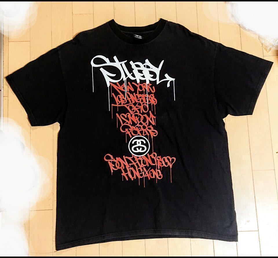 STUSSY 半袖Tシャツ 文字 グラフィックアート XL|Yahoo!フリマ STUSSY 半袖Tシャツ 文字 グラフィックアート XL|Yahoo!フリマ