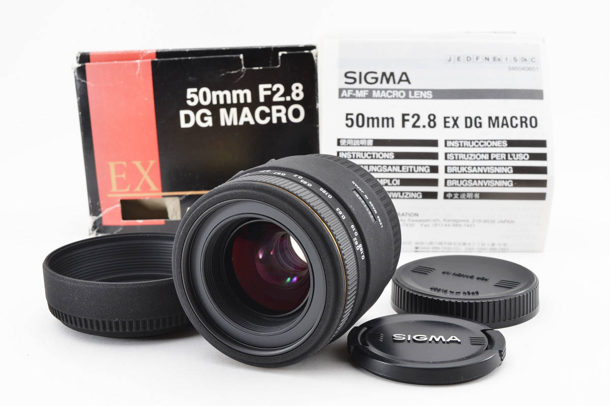 超人気の 50mm MACRO SIGMA ◇付属品充実◇ F2.8 #1547 単焦点レンズ