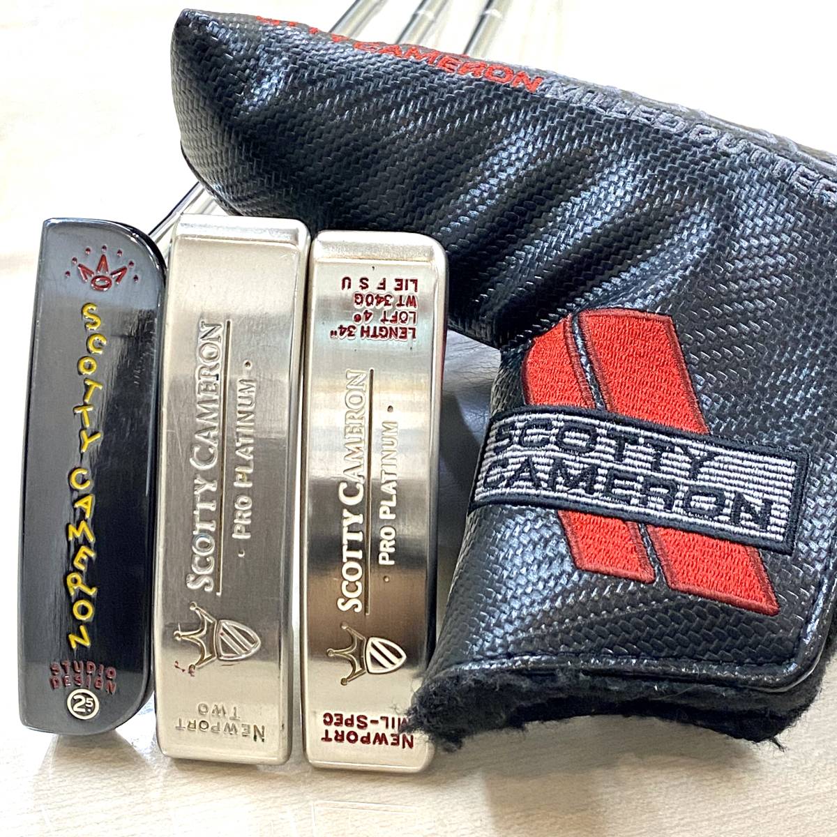 HY0664□SCOTTY CAMERON スコッティキャメロンパター3本セット34インチ