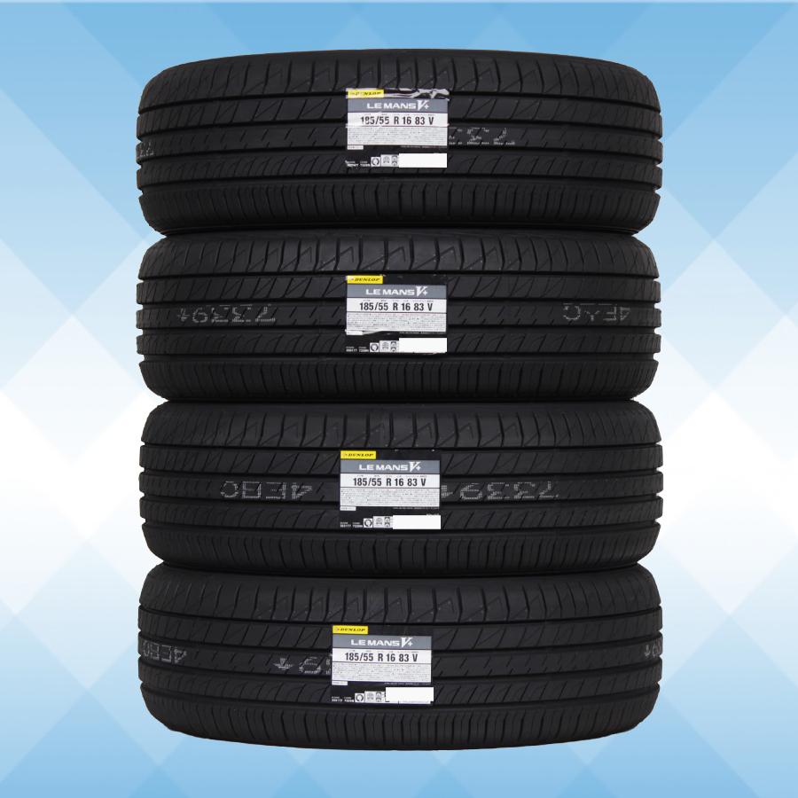 185/55R16 83V DUNLOP ダンロップ LE MANS V＋ 5＋ ルマン 5 プラス 23年製 正規品 送料無料 4本セット税込 \54,980より 1_画像1