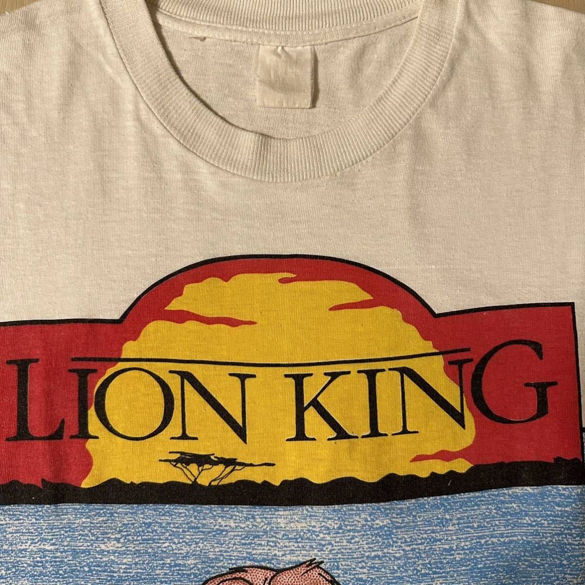 ディズニー ライオンキング Tシャツ ヴィンテージ L ムービー 映画 当時物 ディズニーグッズ ヴィランズ LION KING_画像4