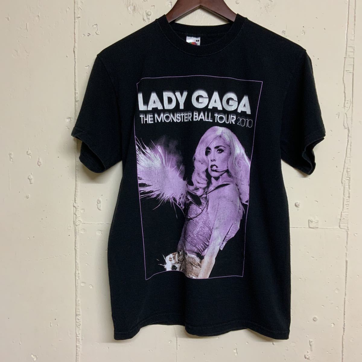 LADY GAGAレディーガガツアーTシャツ2010-2011ロックTバンドTシャツサイズＭ古着_画像1