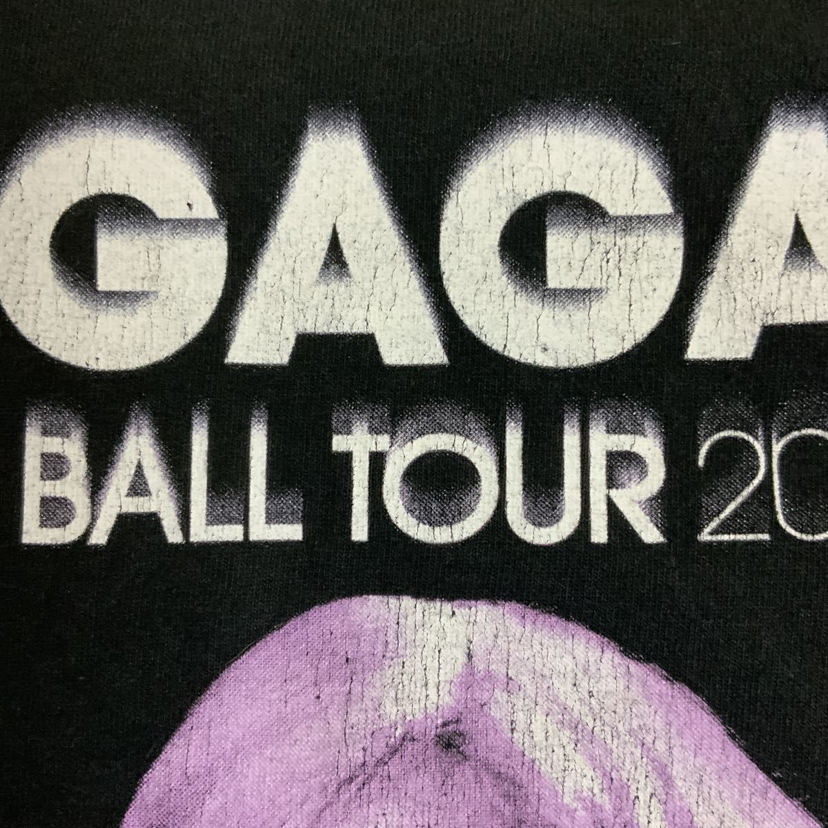 LADY GAGAレディーガガツアーTシャツ2010-2011ロックTバンドTシャツサイズＭ古着_画像6