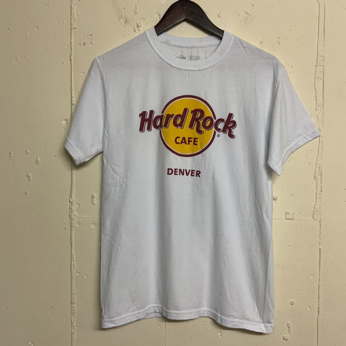 Hard Rock Cafe ハードロックカフェ 半袖Tシャツ古着白メンズS_画像1