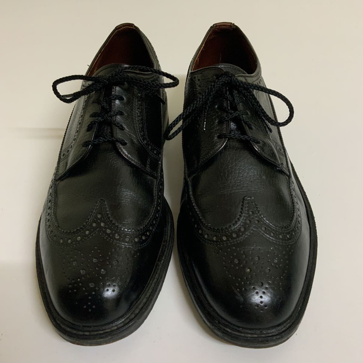 【新品、本物、当店在庫だから安心】 70s80s Searsシアーズウイングチップレザーシューズ8EEE26cmアメリカ製USA製 26.0cm 【新品、本物、当店在庫だから安心】 70s80s Searsシアーズウイングチップレザーシューズ8EEE26cmアメリカ製USA製 26.0cm
