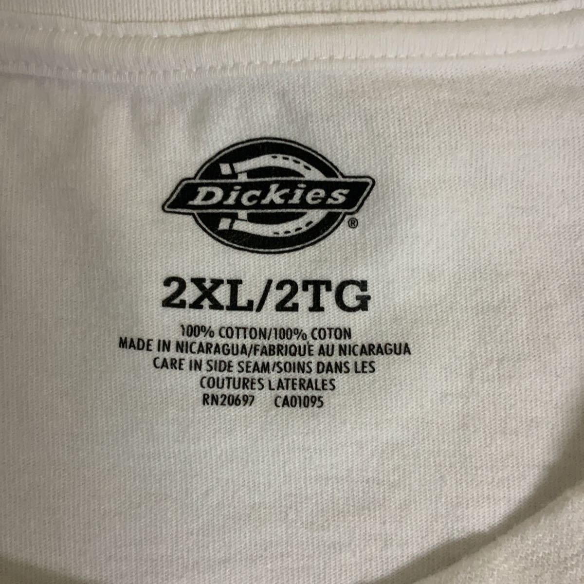 Dickiesディッキーズ長袖TシャツロンT古着メンズ2XL_画像3