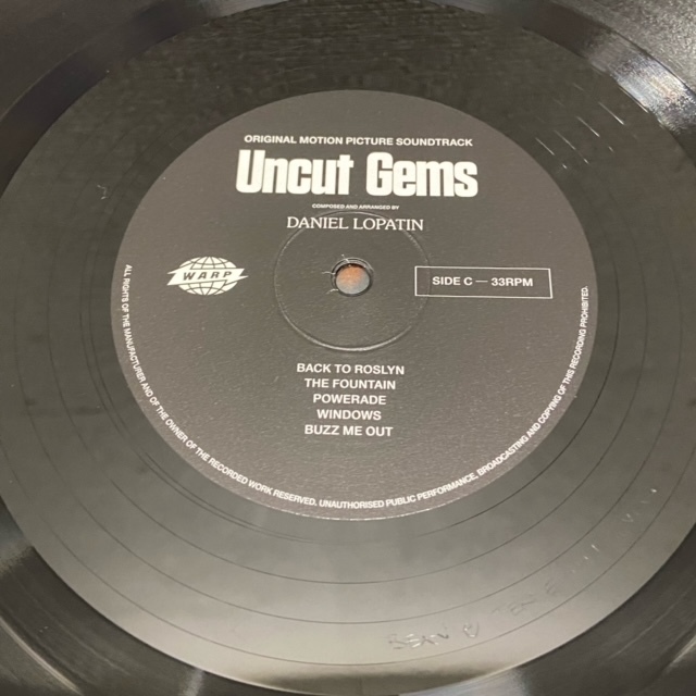 【輸入盤2LP】Uncut Gems　(Original Motion Picture Soundtrack)　『アンカット・ダイヤモンド』　Daniel Lopatin_画像8