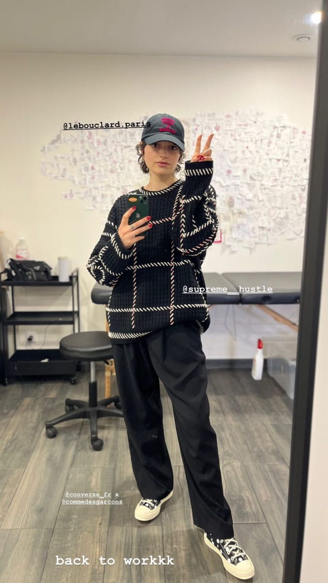 Supreme Quilt Stitch Sweater Black Medium シュプリーム Supreme Quilt Stitch Sweater Black Medium シュプリーム