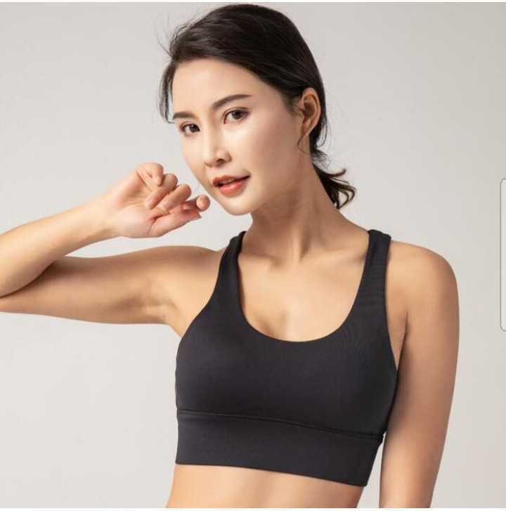  last exhibition size XL stylish fitness yoga tops bla yoga wear sports bra cup attaching black including in a package un- possible y228-12