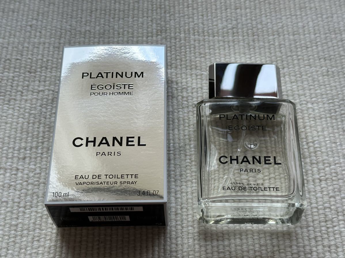 中古開封・使用済CHANEL シャネルEGOISTE PLATINUM エゴイスト