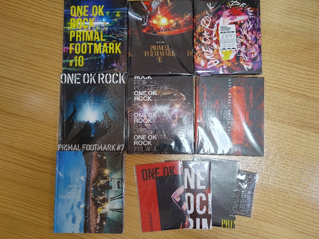 送料無料/メンバーズカード付/おまけ/PRIMAL FOOTMARK #12 #11 #10 #9 #8 #7 #6/ONE OK  ROCK/ワンオクロック/プライマルフットマーク/2023