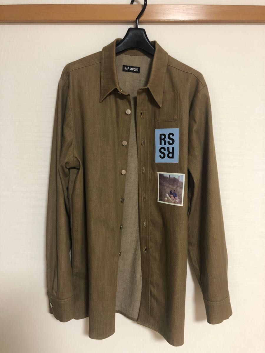 超激レア　Raf Simons ラフシモンズ　デニムシャツ　Travis Scott トラヴィス　スコット　 長袖シャツ